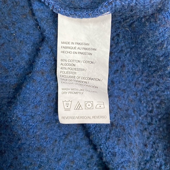 G.H.Bass Men’s Blue Crewneck Sweatshirt Size Large - Picture 5 of 8